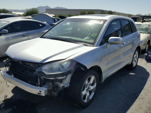 5J8TB18278A017727 - 2008 ACURA RDX SILVER photo 2