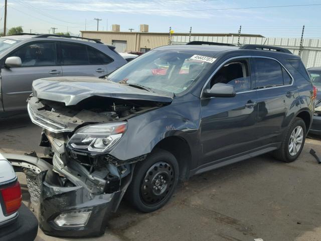 2GNALCEK7H1512952 - 2017 CHEVROLET EQUINOX LT GRAY photo 2