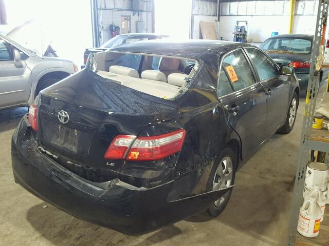 4T1BE46K19U283309 - 2009 TOYOTA CAMRY BASE BLACK photo 4