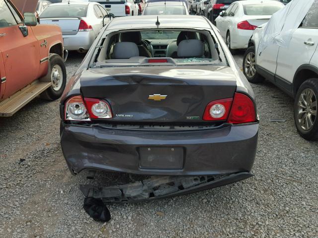 1G1ZA5EU3BF165787 - 2011 CHEVROLET MALIBU LS გრაფიტი ფოტო 9