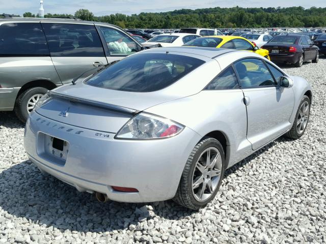 4A3AK34T56E035680 - 2006 MITSUBISHI ECLIPSE GT SILVER photo 4