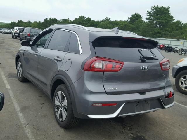 KNDCB3LCXJ5112517 - 2018 KIA NIRO FE GRAY photo 3