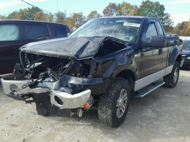 1FTRF04516KD41559 - 2006 FORD F150 BLACK photo 2