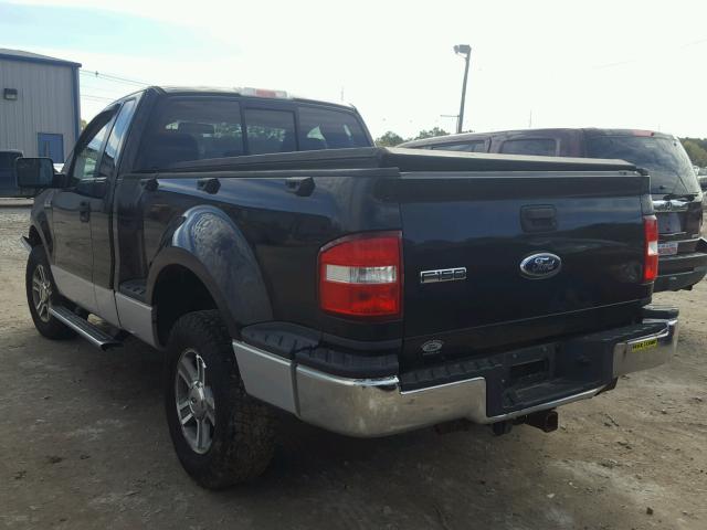 1FTRF04516KD41559 - 2006 FORD F150 BLACK photo 3