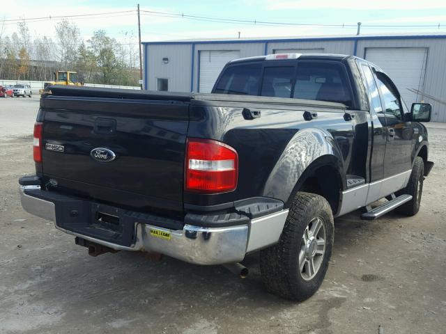 1FTRF04516KD41559 - 2006 FORD F150 BLACK photo 4