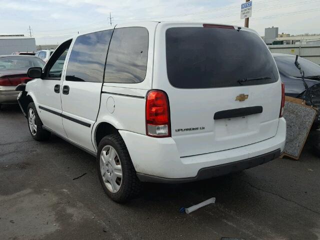 1GNDU23L06D167958 - 2006 CHEVROLET UPLANDER WHITE photo 3