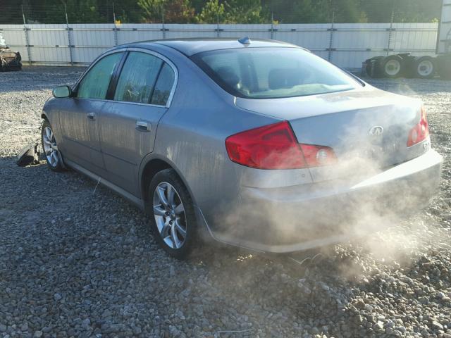 JNKCV51F06M612634 - 2006 INFINITI G35 GRAY photo 3