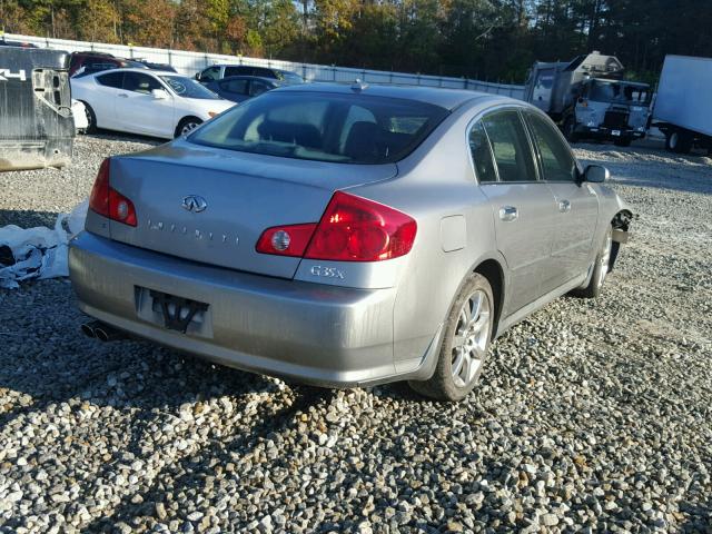 JNKCV51F06M612634 - 2006 INFINITI G35 GRAY photo 4