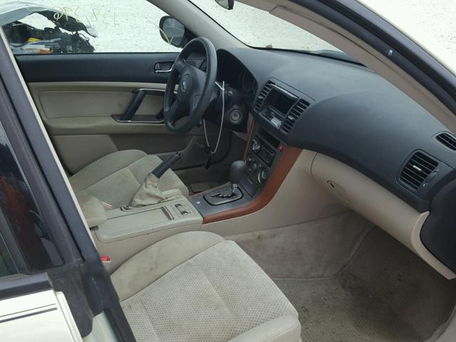 4S4BP61CX67337397 - 2006 SUBARU LEGACY TAN photo 5