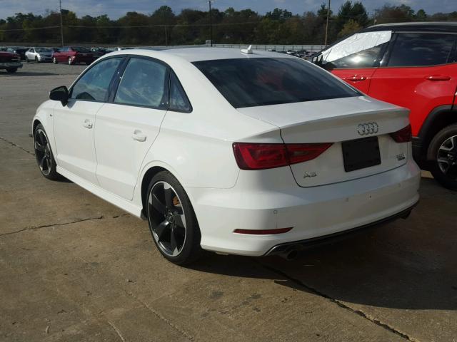 WAUB8GFF1G1034293 - 2016 AUDI A3 WHITE photo 3