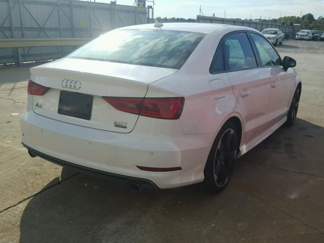 WAUB8GFF1G1034293 - 2016 AUDI A3 WHITE photo 4