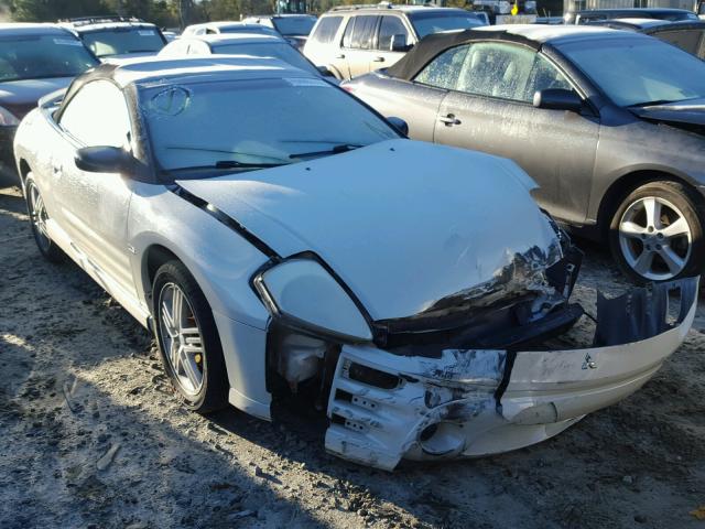 4A3AE55H74E041023 - 2004 MITSUBISHI ECLIPSE SP WHITE photo 1