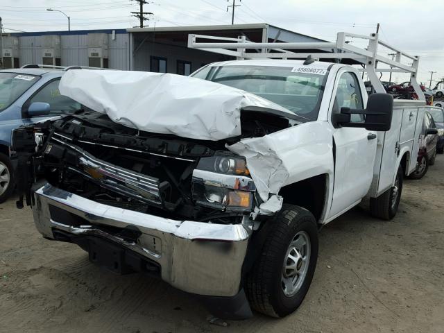 1GB0CUEG7FZ516062 - 2015 CHEVROLET SILVERADO WHITE photo 2