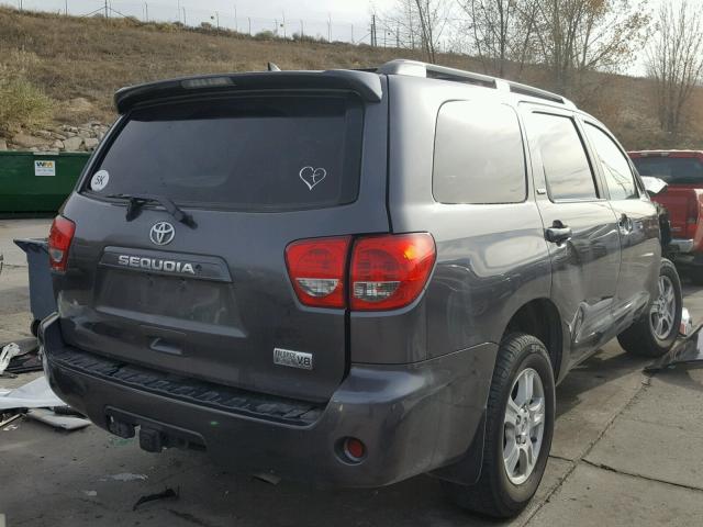 5TDBY5G12FS116285 - 2015 TOYOTA SEQUOIA SR CHARCOAL photo 4