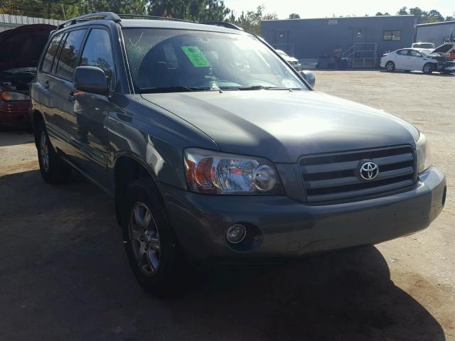 JTEGP21A070131108 - 2007 TOYOTA HIGHLANDER GREEN photo 1