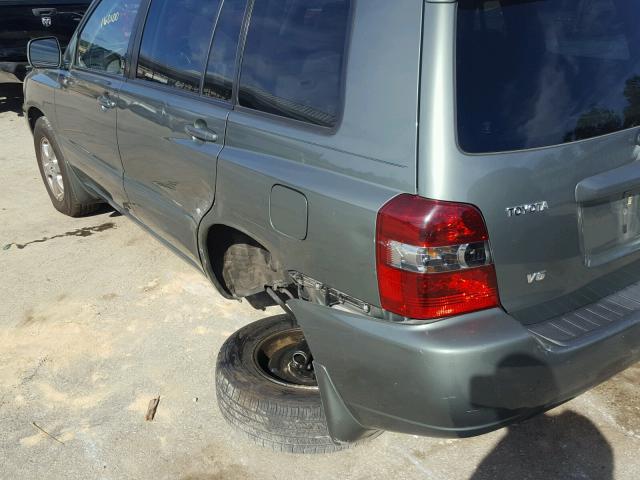 JTEGP21A070131108 - 2007 TOYOTA HIGHLANDER GREEN photo 9