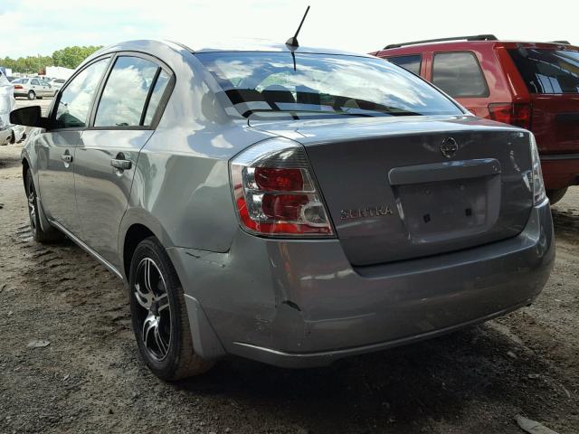 3N1AB61E08L630209 - 2008 NISSAN SENTRA 2.0 GRAY photo 3