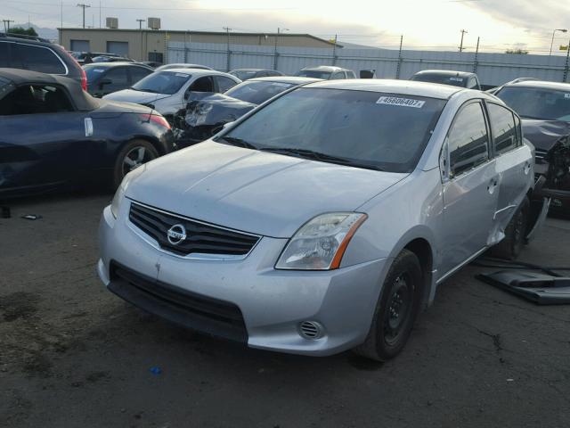 3N1AB6AP4BL629105 - 2011 NISSAN SENTRA 2.0 SILVER photo 2