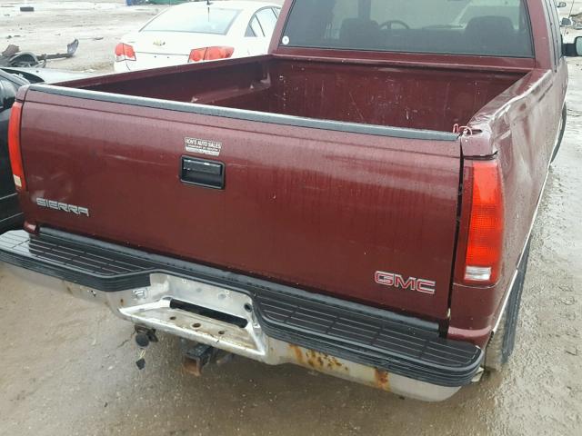 1GTEC19W8WE511901 - 1998 GMC 1500 MAROON photo 6