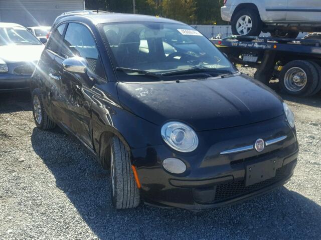 3C3CFFAR9CT285174 - 2012 FIAT 500 POP BLACK photo 1