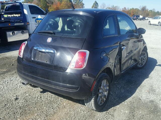 3C3CFFAR9CT285174 - 2012 FIAT 500 POP BLACK photo 4