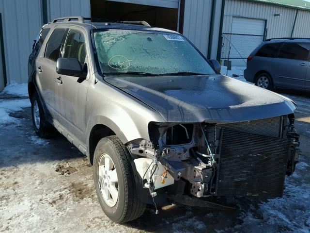 1FMCU9DG2AKC35109 - 2010 FORD ESCAPE XLT GRAY photo 1