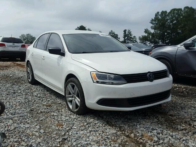 3VW1K7AJ5DM257623 - 2013 VOLKSWAGEN JETTA BASE WHITE photo 1