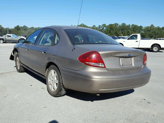 1FAFP53U06A161555 - 2006 FORD TAURUS SE GOLD photo 3