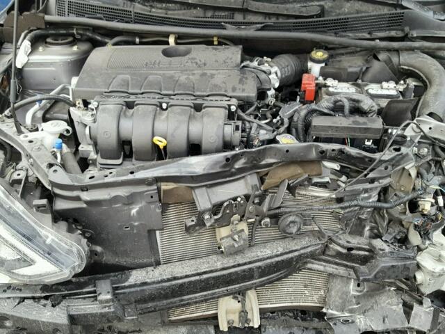 3N1AB7AP2GY304825 - 2016 NISSAN SENTRA S GRAY photo 7