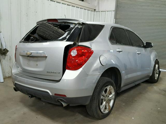 2GNFLPE53C6152002 - 2012 CHEVROLET EQUINOX LT GRAY photo 4