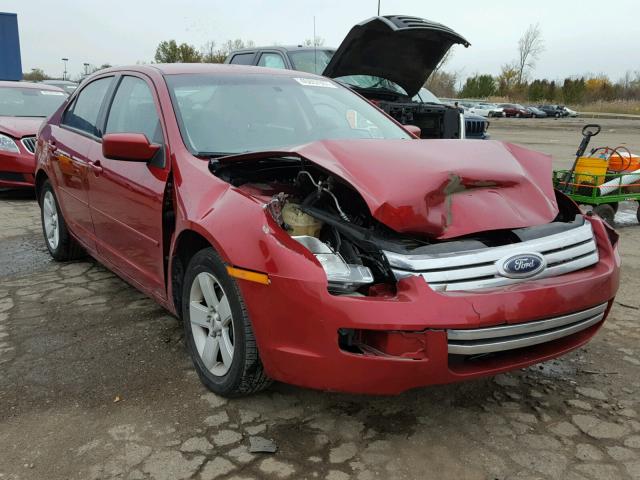 3FAHP07Z87R148013 - 2007 FORD FUSION RED photo 1