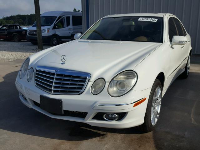 WDBUF87X59B411881 - 2009 MERCEDES-BENZ E 350 4MAT WHITE photo 2