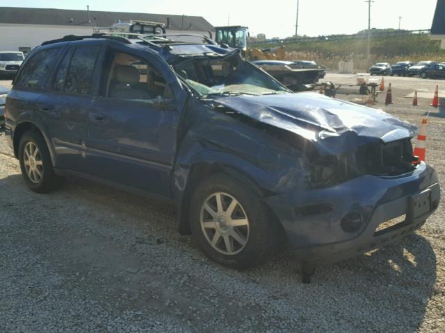 5GADT13S642316543 - 2004 BUICK RAINIER CX BLUE photo 1