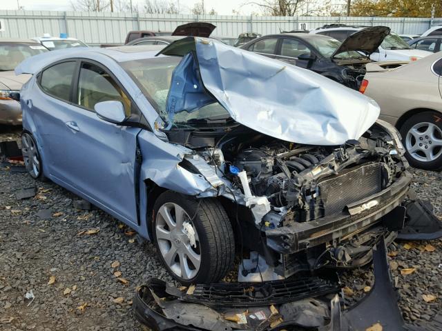 KMHDH4AE2CU211527 - 2012 HYUNDAI ELANTRA BLUE photo 1