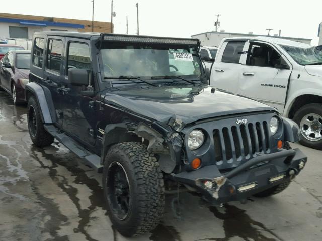 1J4GB59177L125081 - 2007 JEEP WRANGLER S GRAY photo 1