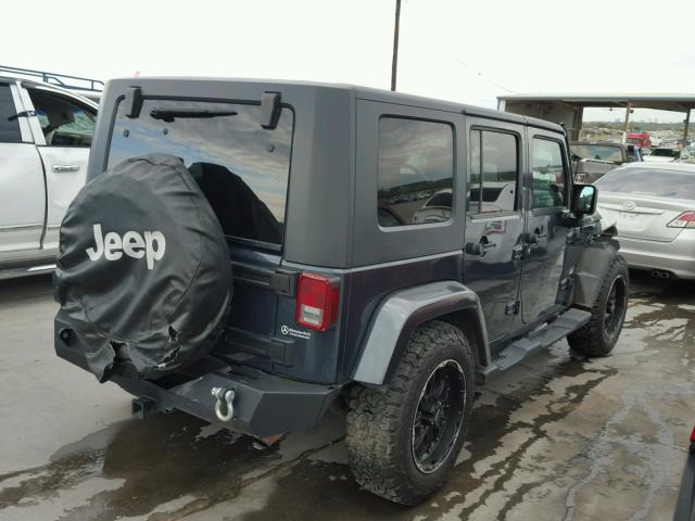 1J4GB59177L125081 - 2007 JEEP WRANGLER S GRAY photo 4