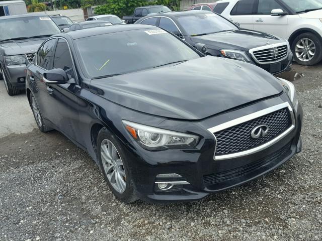 JN1BV7AR2EM684584 - 2014 INFINITI Q50 BASE BLACK photo 1