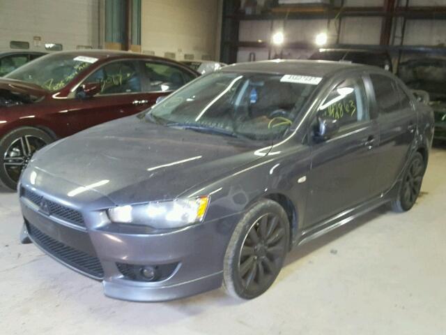 JA3AU86W29U000833 - 2009 MITSUBISHI LANCER GTS GRAY photo 2