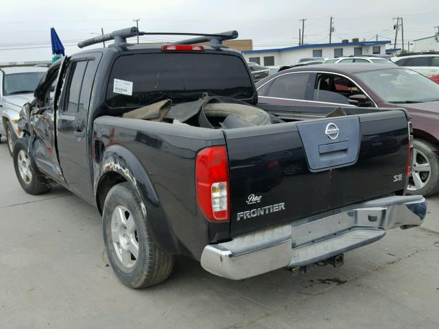 1N6AD07U48C426184 - 2008 NISSAN FRONTIER BLACK photo 3