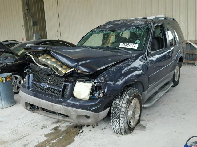 1FMYU60E32UB20324 - 2002 FORD EXPLORER S BLUE photo 2