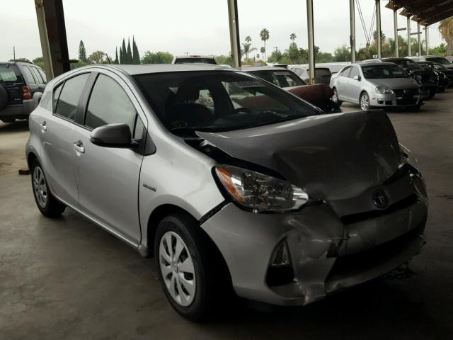 JTDKDTB30E1566540 - 2014 TOYOTA PRIUS C SILVER photo 1