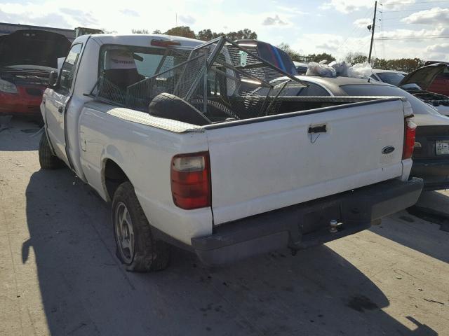 1FTYR10D95PA57023 - 2005 FORD RANGER WHITE photo 3