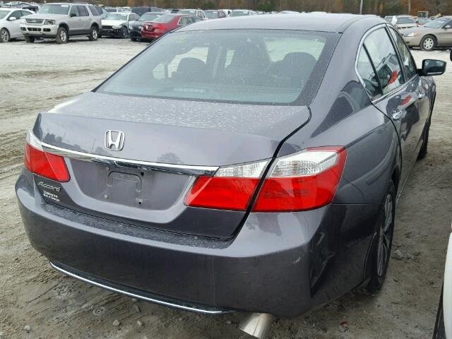 1HGCR2F30FA069887 - 2015 HONDA ACCORD LX GRAY photo 4