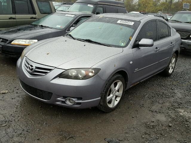 JM1BK323951248602 - 2005 MAZDA 3 S GRAY photo 2