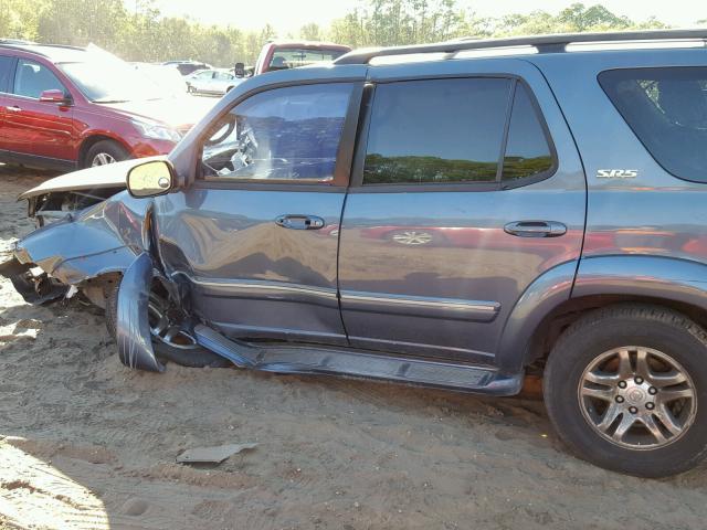 5TDZT34A67S288942 - 2007 TOYOTA SEQUOIA SR BLUE photo 10