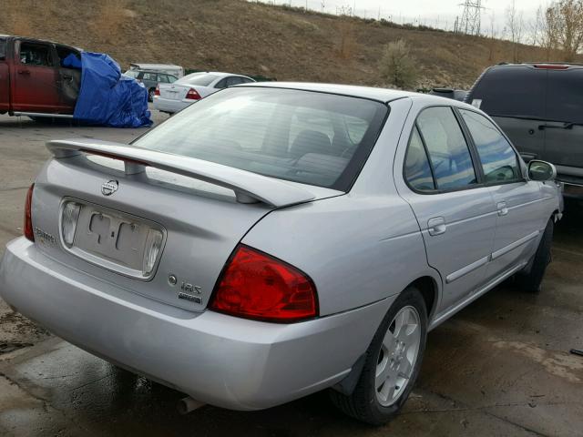 3N1CB51D25L517884 - 2005 NISSAN SENTRA 1.8 SILVER photo 4