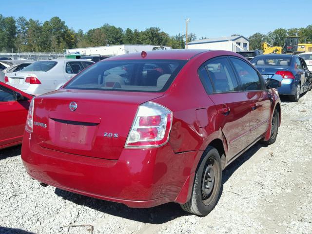 3N1AB61E57L668937 - 2007 NISSAN SENTRA 2.0 RED photo 4