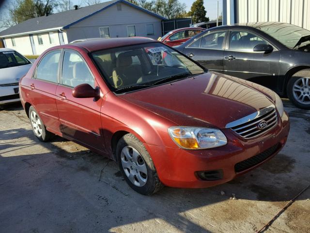 KNAFE121775461990 - 2007 KIA SPECTRA EX RED photo 1