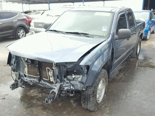 1GCCS136368166326 - 2006 CHEVROLET COLORADO BLUE photo 2