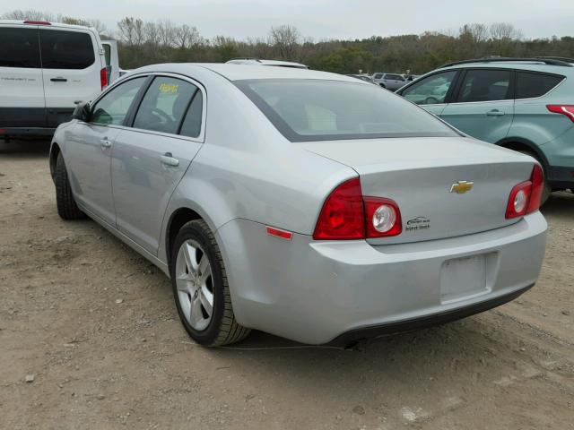 1G1ZA5EUXCF144968 - 2012 CHEVROLET MALIBU LS SILVER photo 3